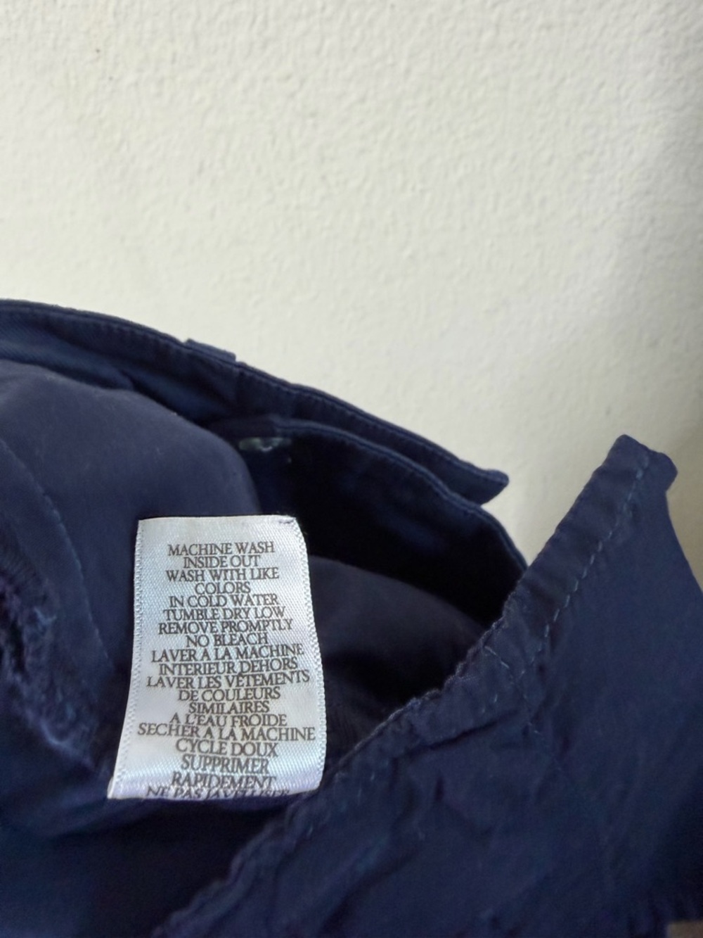 Frank & Eileen Wicklow Pants Navy Blue Womens Size 4 - Picture 7 of 7